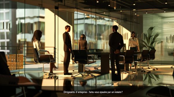 Dirigeants d'entreprises : Faites-vous épauler par un notaire ?