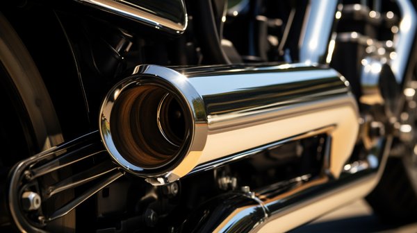 Surmontez la route avec un tube d'échappement rond en acier inoxydable